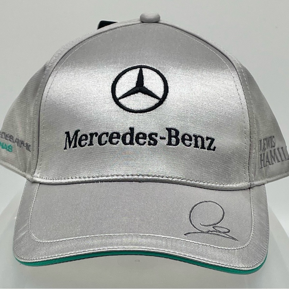 Puma Mercedes AMG Petronas Lewis HamiltonF1 Silver Cap NWT